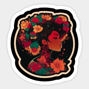 Bloom Girl Sticker